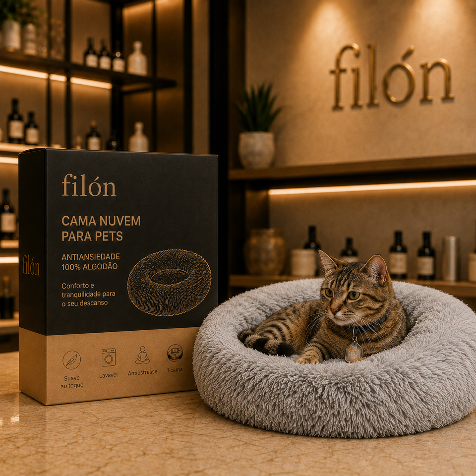NuvemPet™ — Cama Antiestresse Ultramacia para Cães e Gatos
